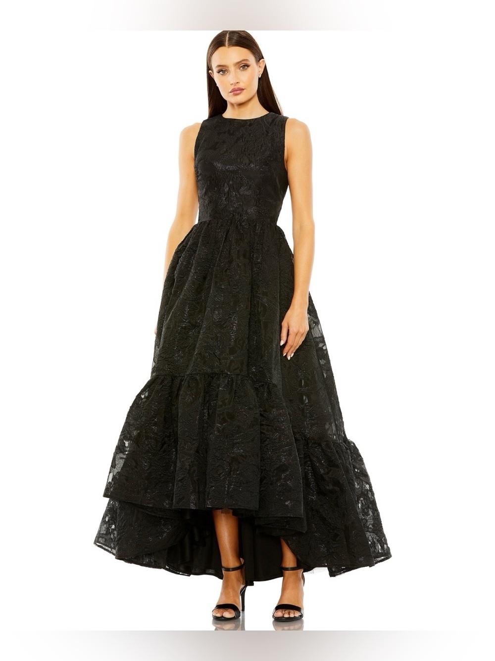 Mac Duggal 20714 High Low Ruffle Hem Dress NWT